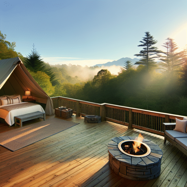 glamping smoky mountains