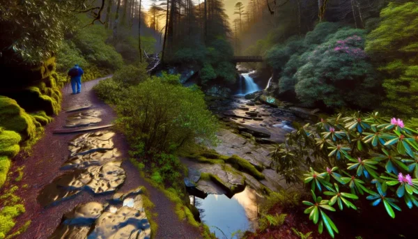 waterfalls in the smoky mountains
